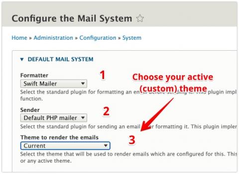 Drupal mailsystem