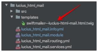 Drupal HTML mail twig override