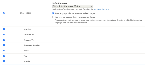 Content language Drupal Content language Drupal