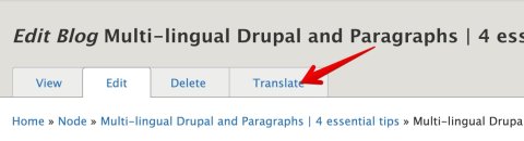 Drupal Content language translate