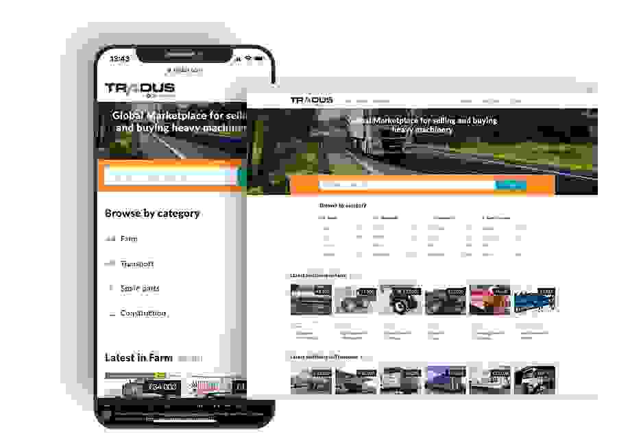 Tradus website